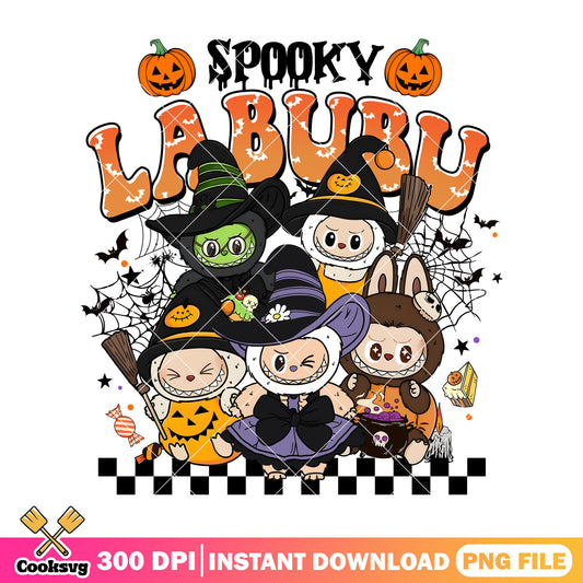 Cute halloween labubu witch png, halloween candy​ png, zimomo labubu​ png