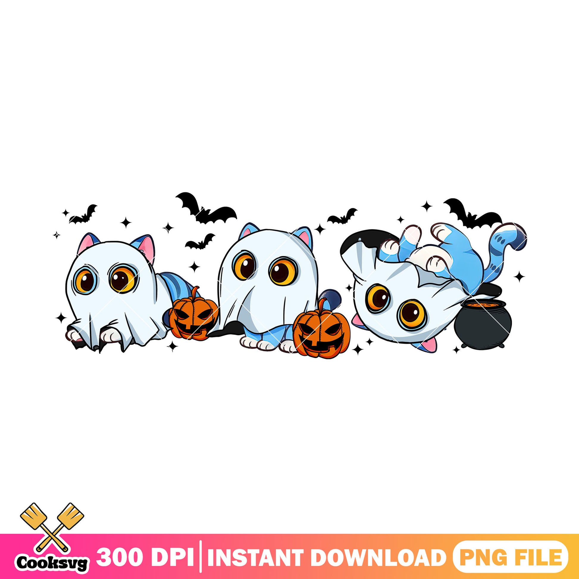 Cute halloween tiger png, halloween spirit png, cute derpy png