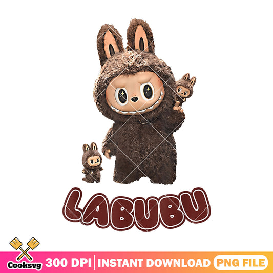 Cute labubu baby dolls png design, cute labubu png, labubu dolls png