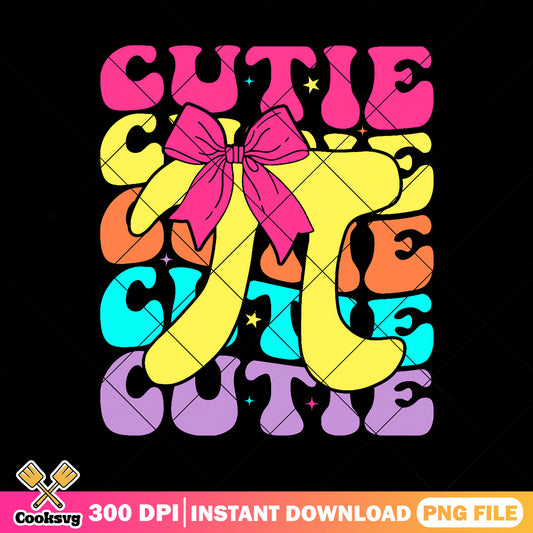 Cutie pi design file png, bow pink png, when is back to school png
