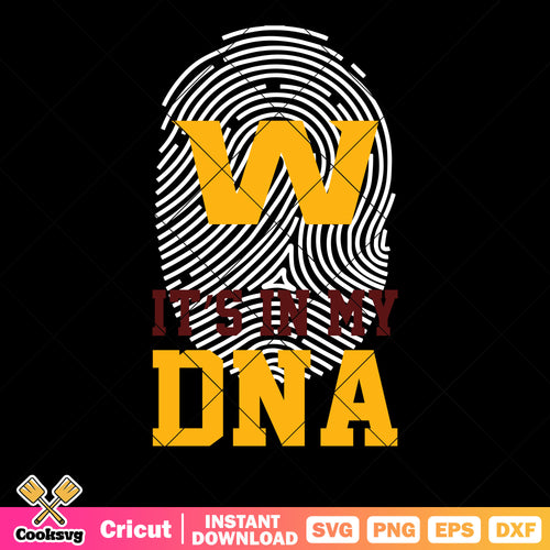 DNA football w teams svg, washington redskin svg, nfl teams svg
