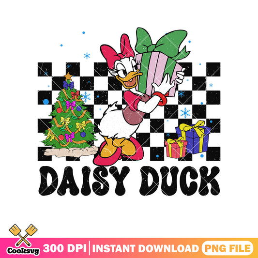 Daisy duck christmas gift png