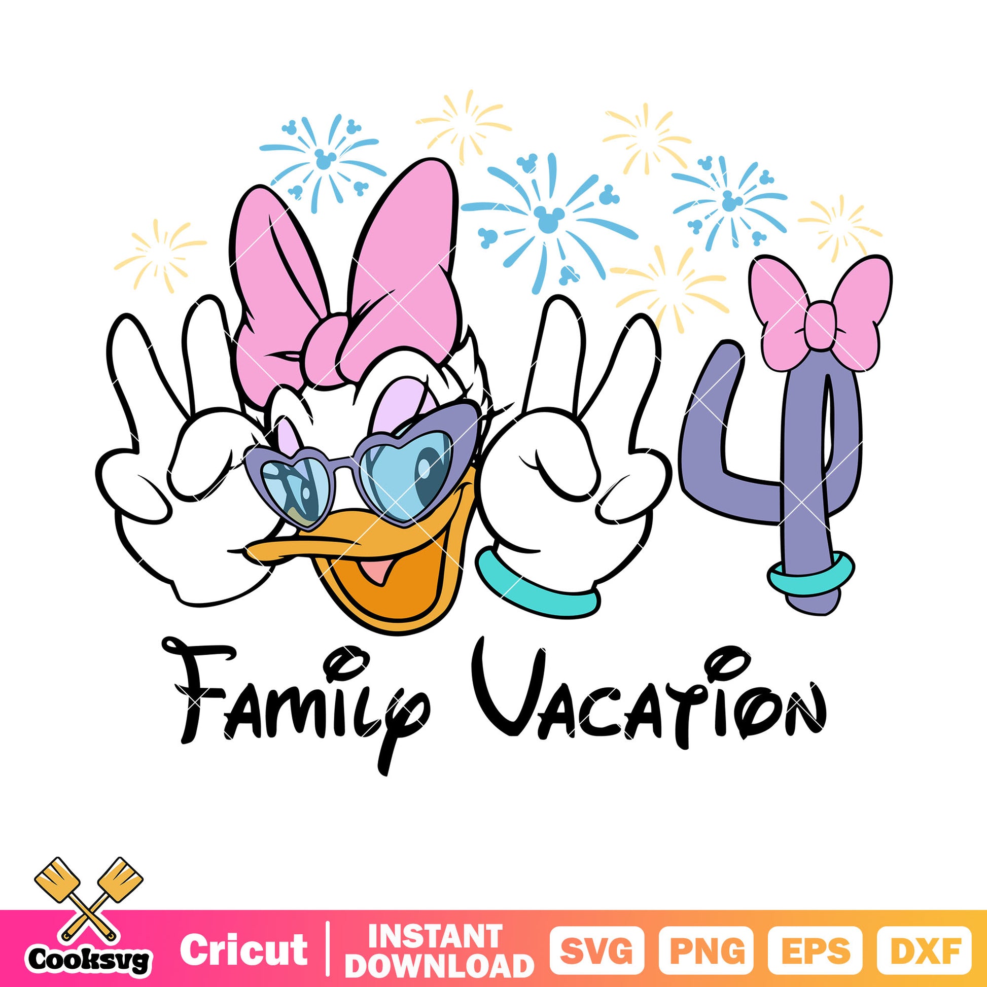 Daisy head family vacation 2024 svg, family vacation disney shirts svg