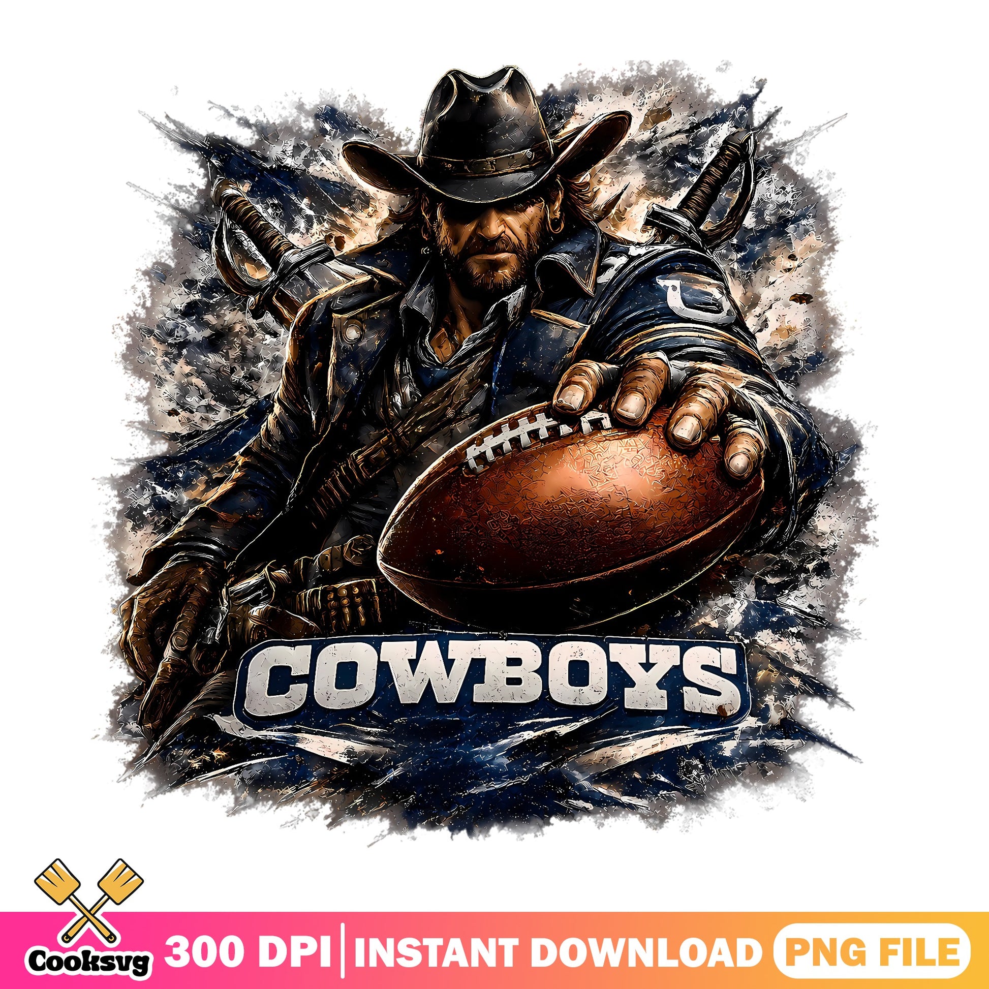 Dallas Cowboys Football PNG, NFL Cowboys Shirt, Cowboys Fan PNG