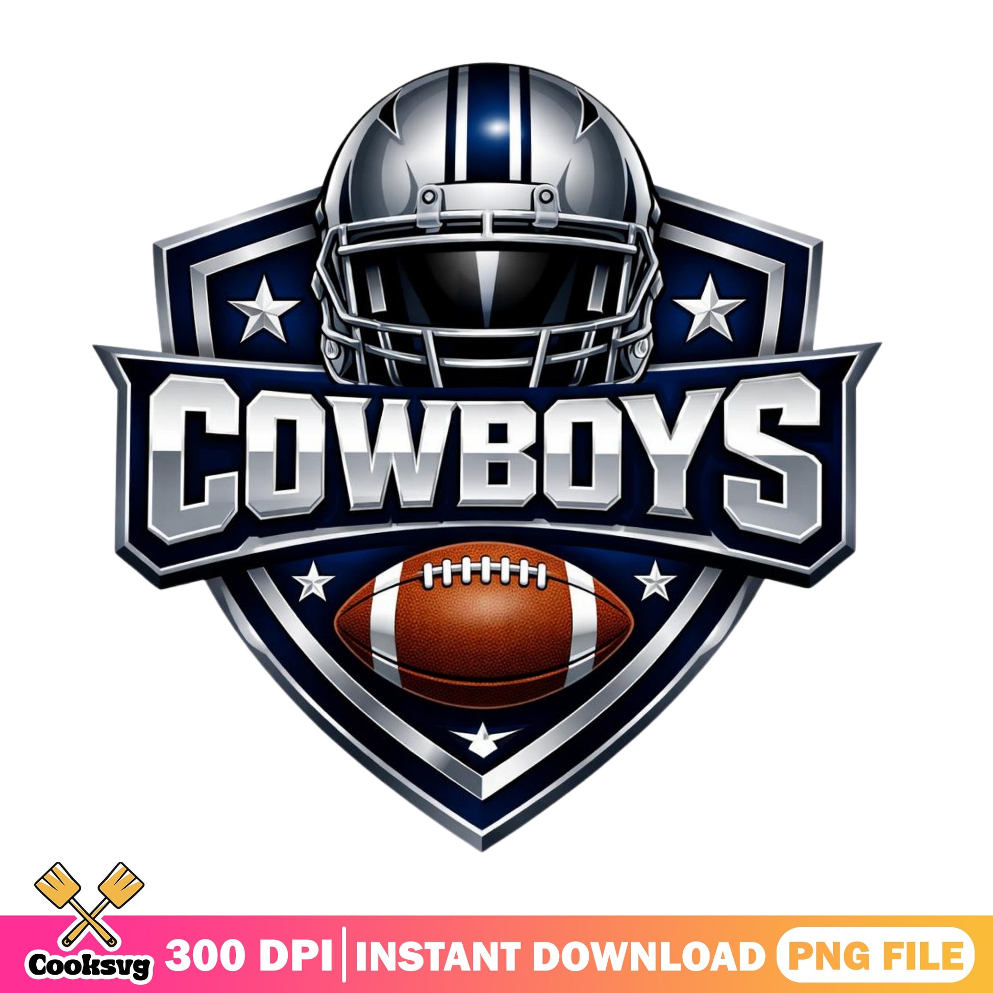 Dallas Cowboys Football PNG, NFL Team Logo PNG, Cowboys PNG