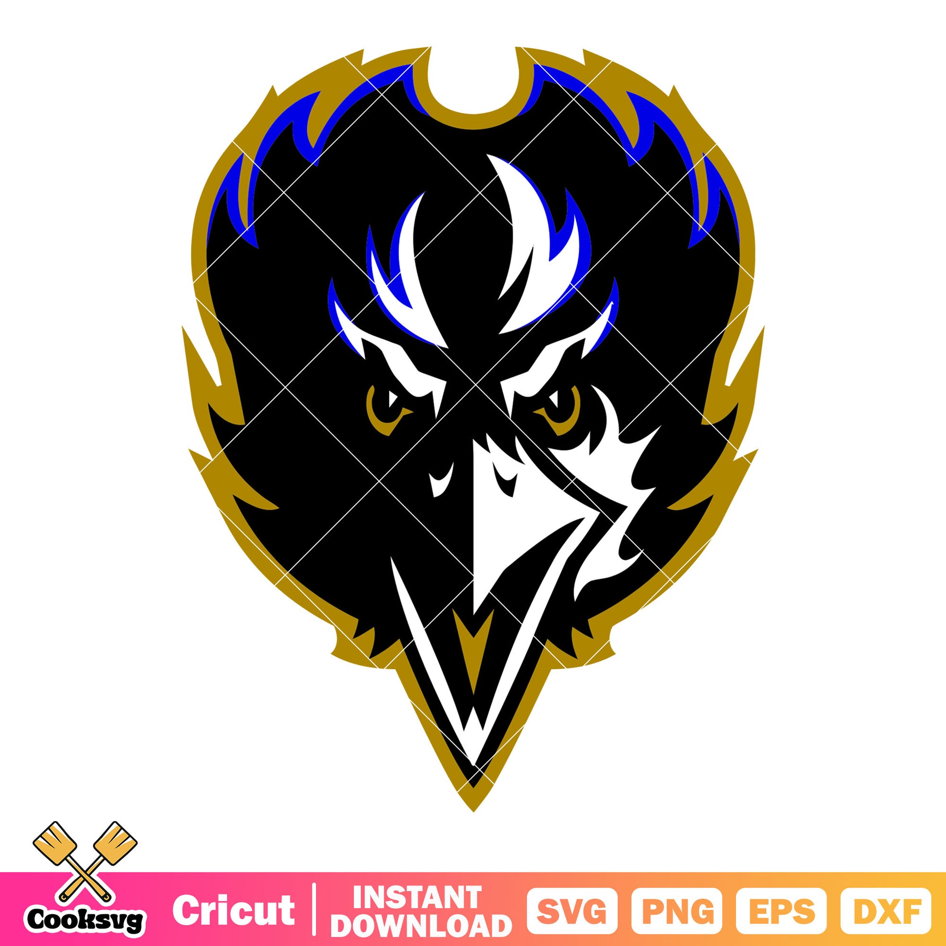Dark crowns falcon svg. blue ravens​ svg, baltimore ravens svg