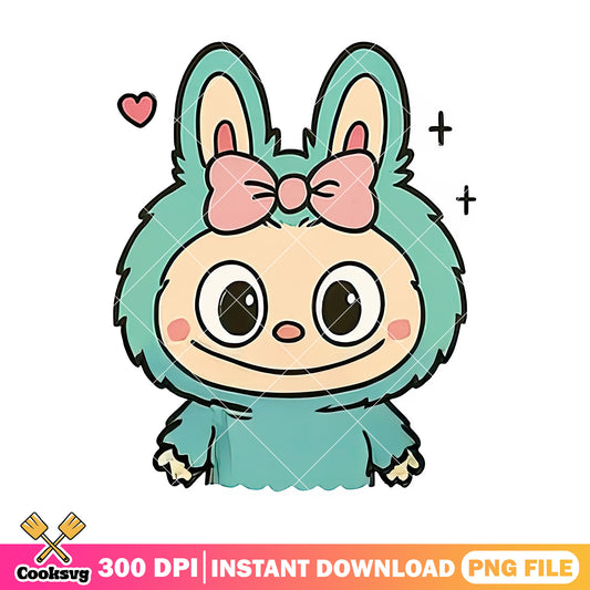 Dark green labubu png, labubu near me​​ png, la bubu​​​ png