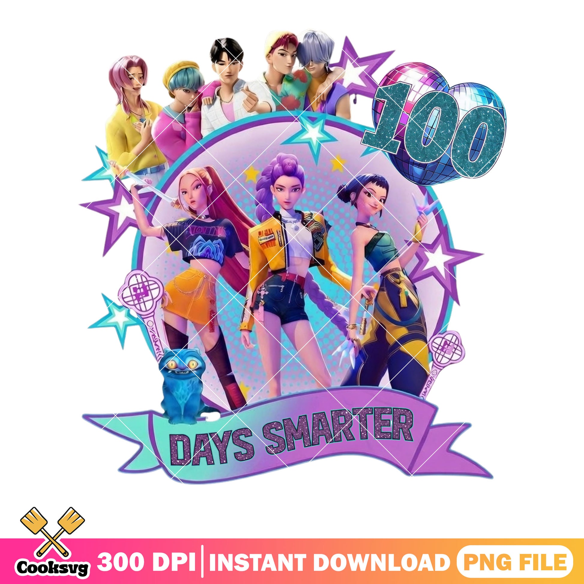 Days smarter kpop demon png, huntrix girls png, saja boys png