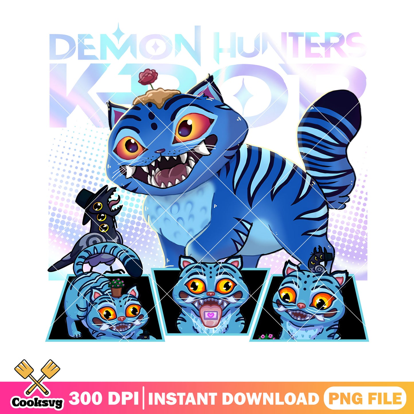 Demon hunter derpy png, kpop movie png, demon hunters kpop png