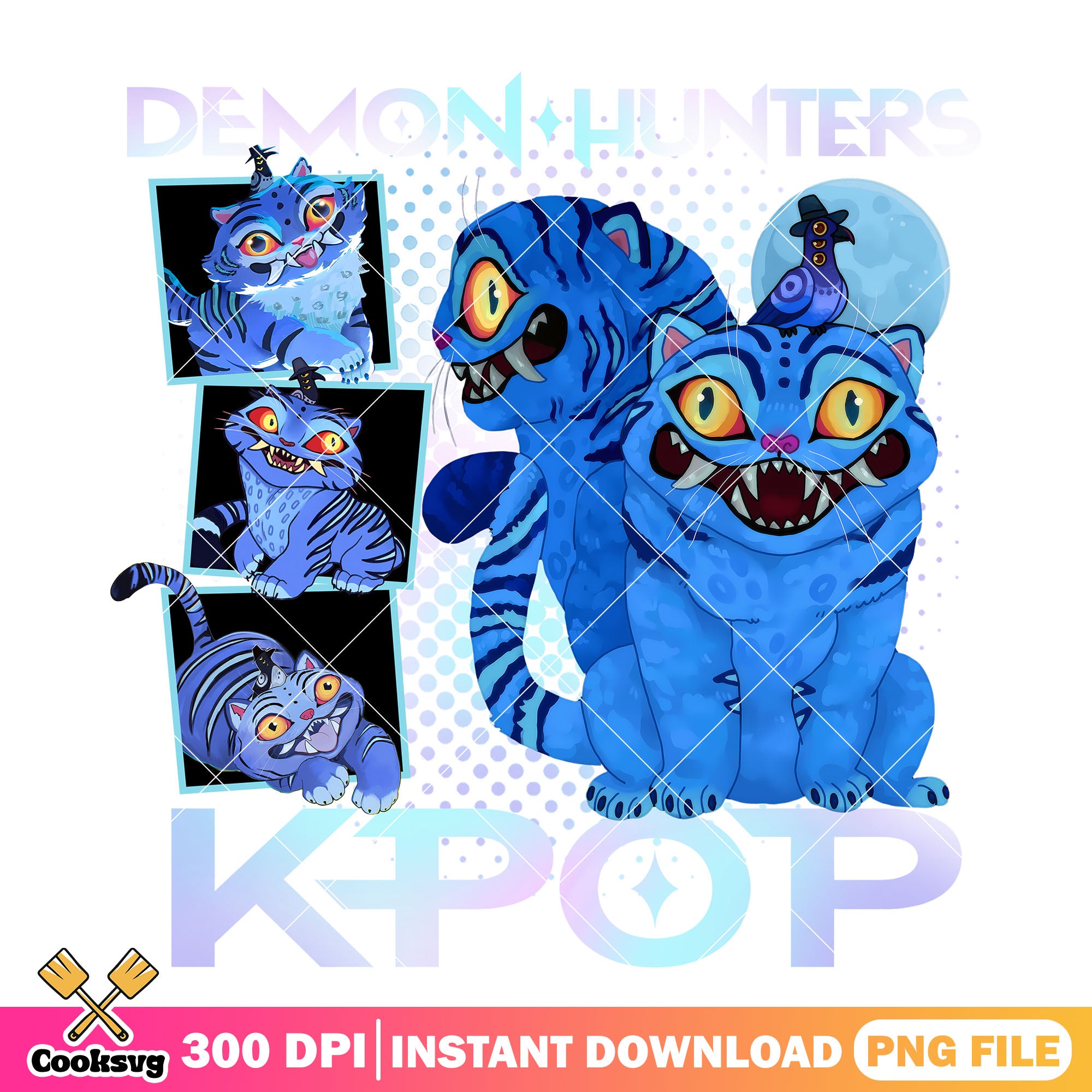 Demon hunters derpy png, derpy tiger png, kpop demon hunters png – Cooksvg