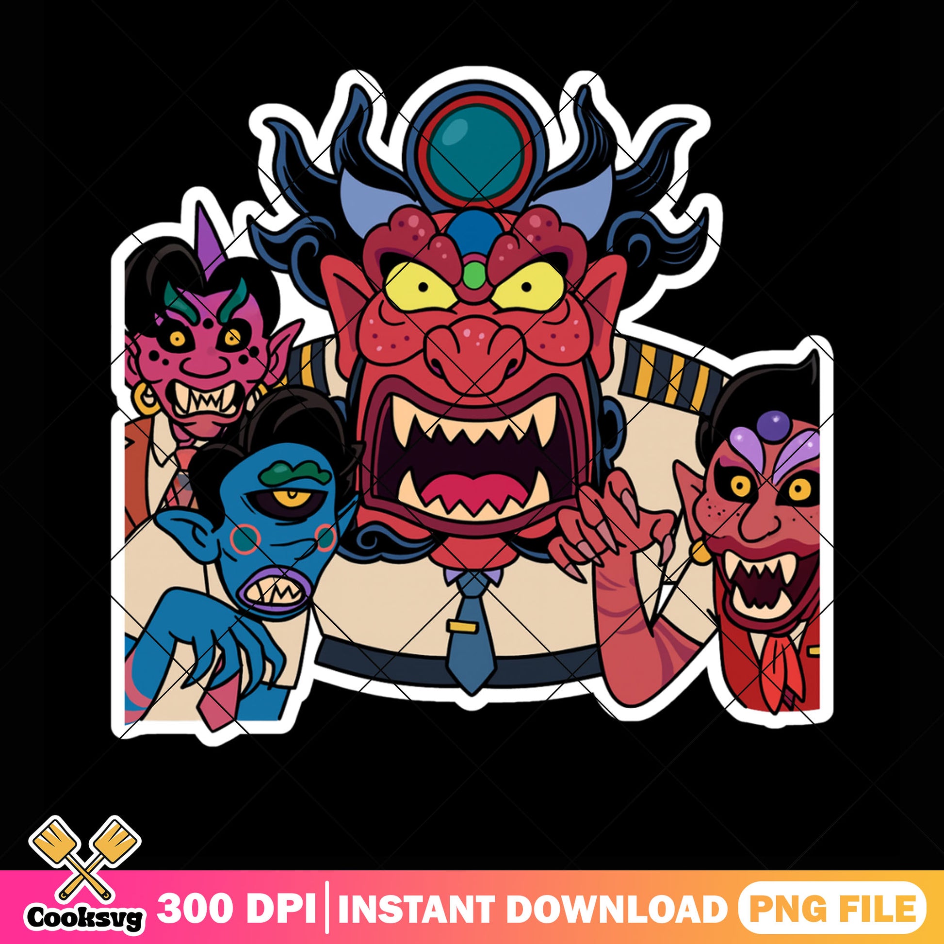 Demon pilot huntrix png sticker, huntrix band png, kpop netflix png