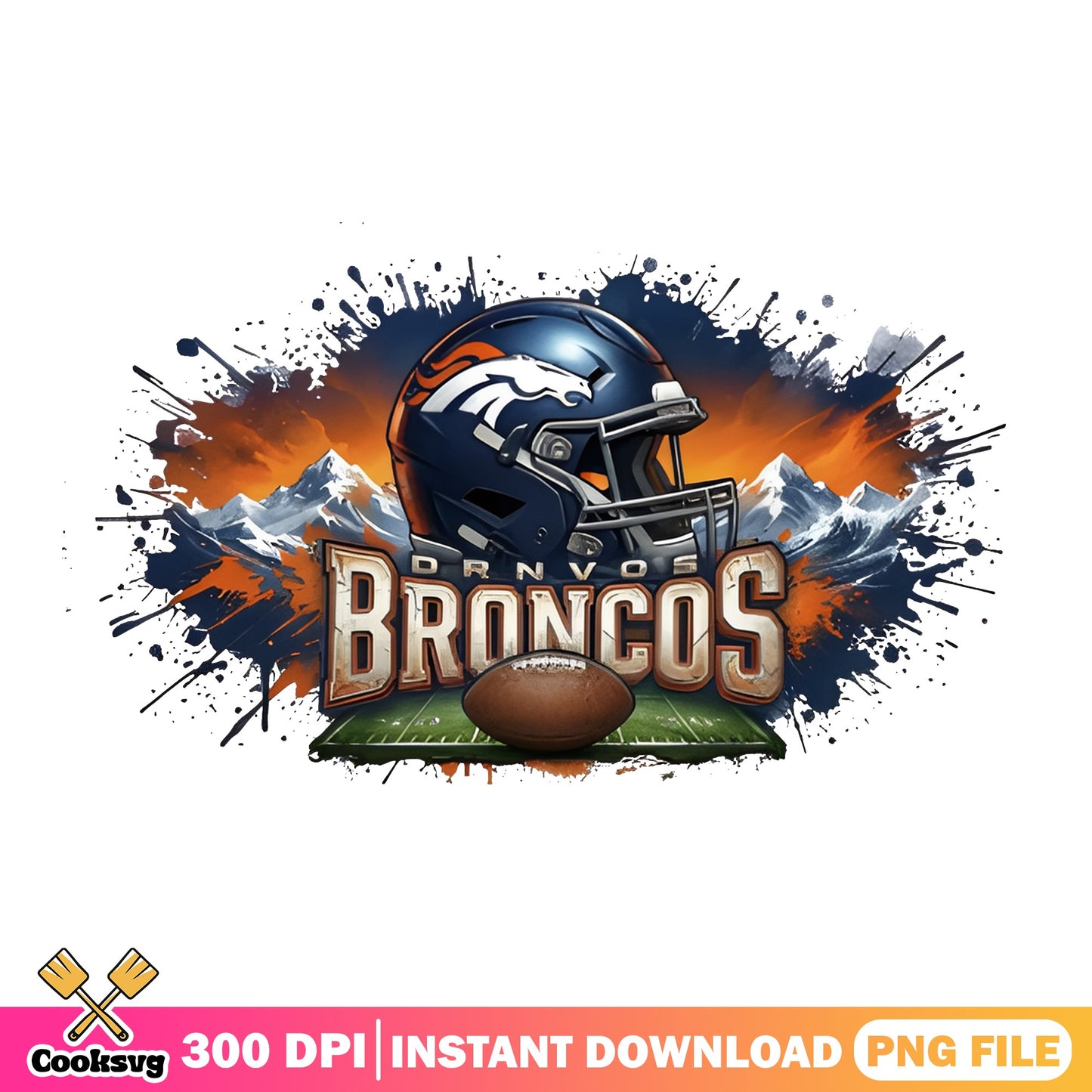 Denver Broncos Football PNG, NFL Team Helmet PNG, Sport PNG