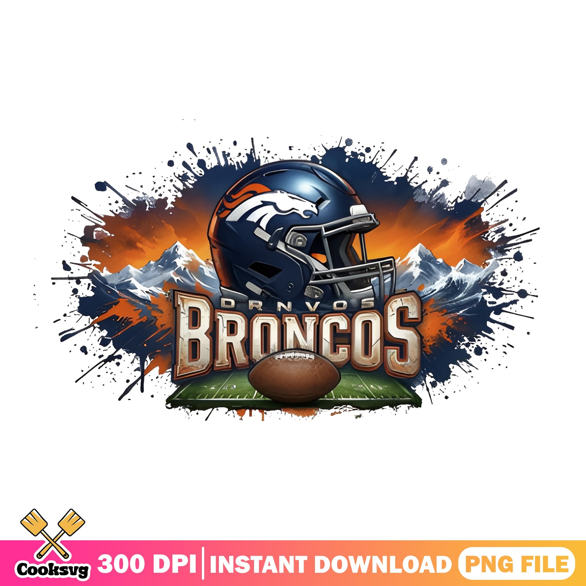 Denver Broncos Football PNG, NFL Team Helmet PNG, Sport PNG