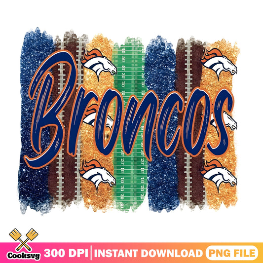 Denver Broncos PNG, NFL Football Team Sublimation, Broncos PNG