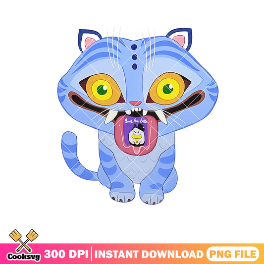 Derpy kpop tiger png design, derpy kpop png, kpop hunters png