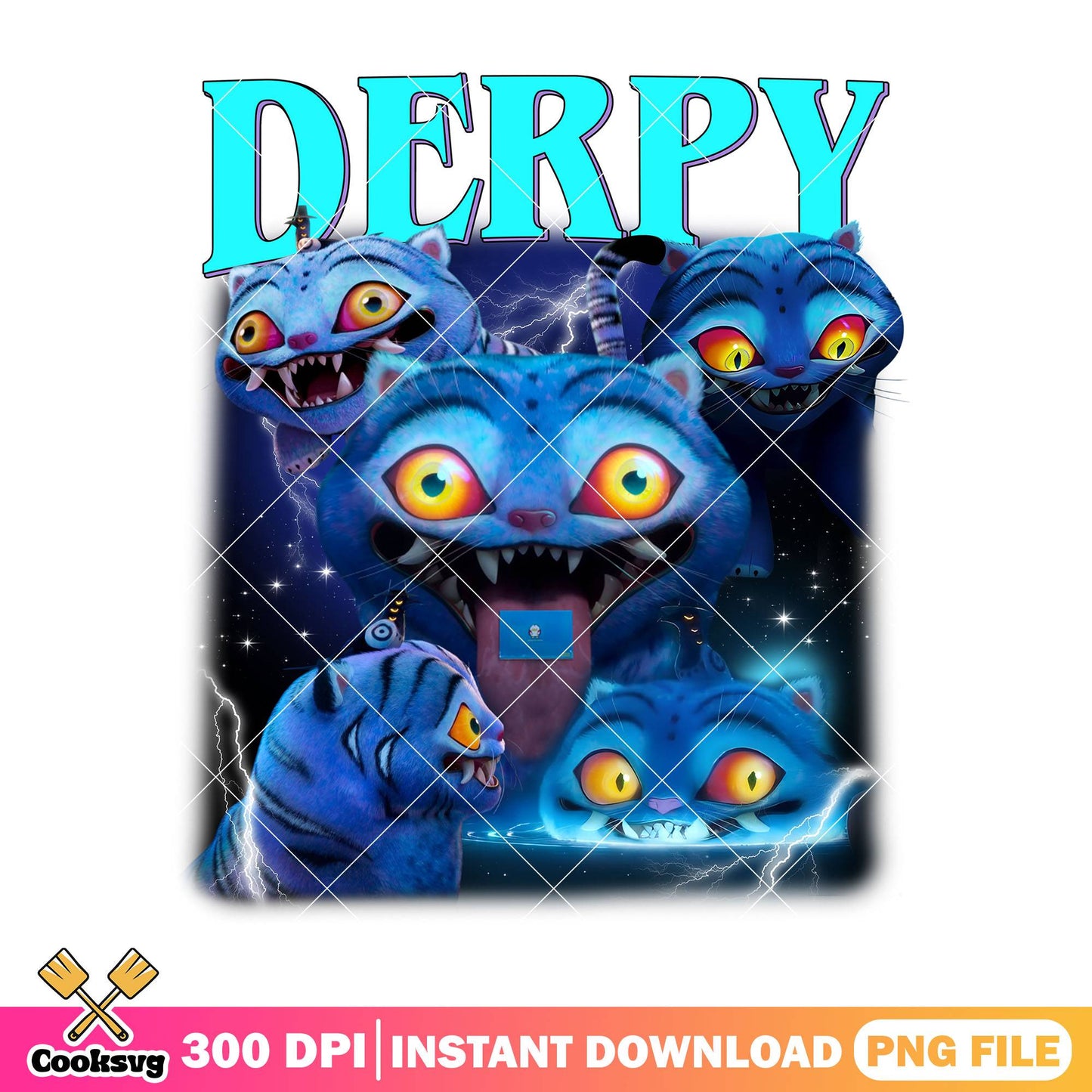 Derpy monster huntrix png, derpy tiger​ png, huntrix movie​ png