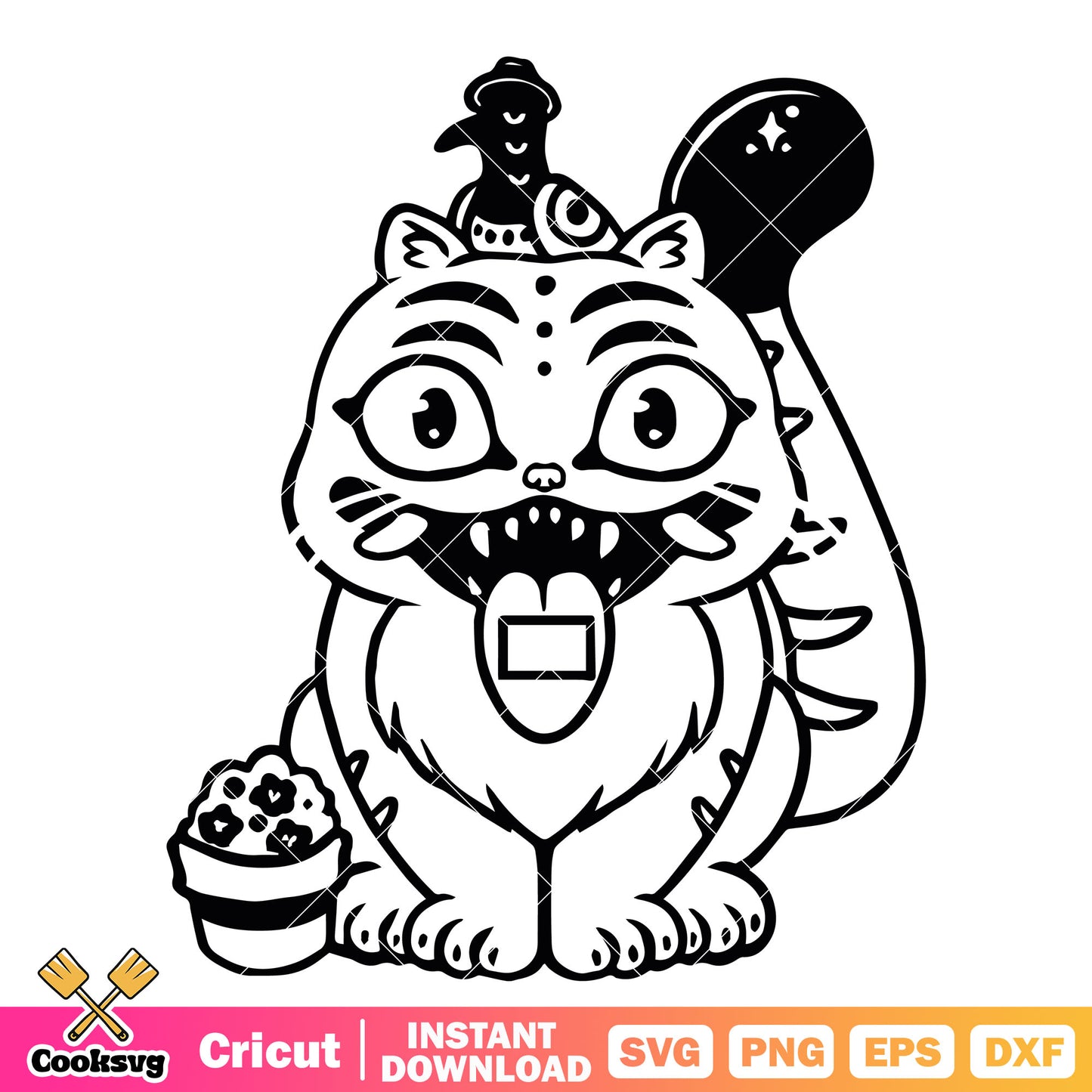 Derpy tiger and sussy svg, derpy tiger svg, derpy sussy svg