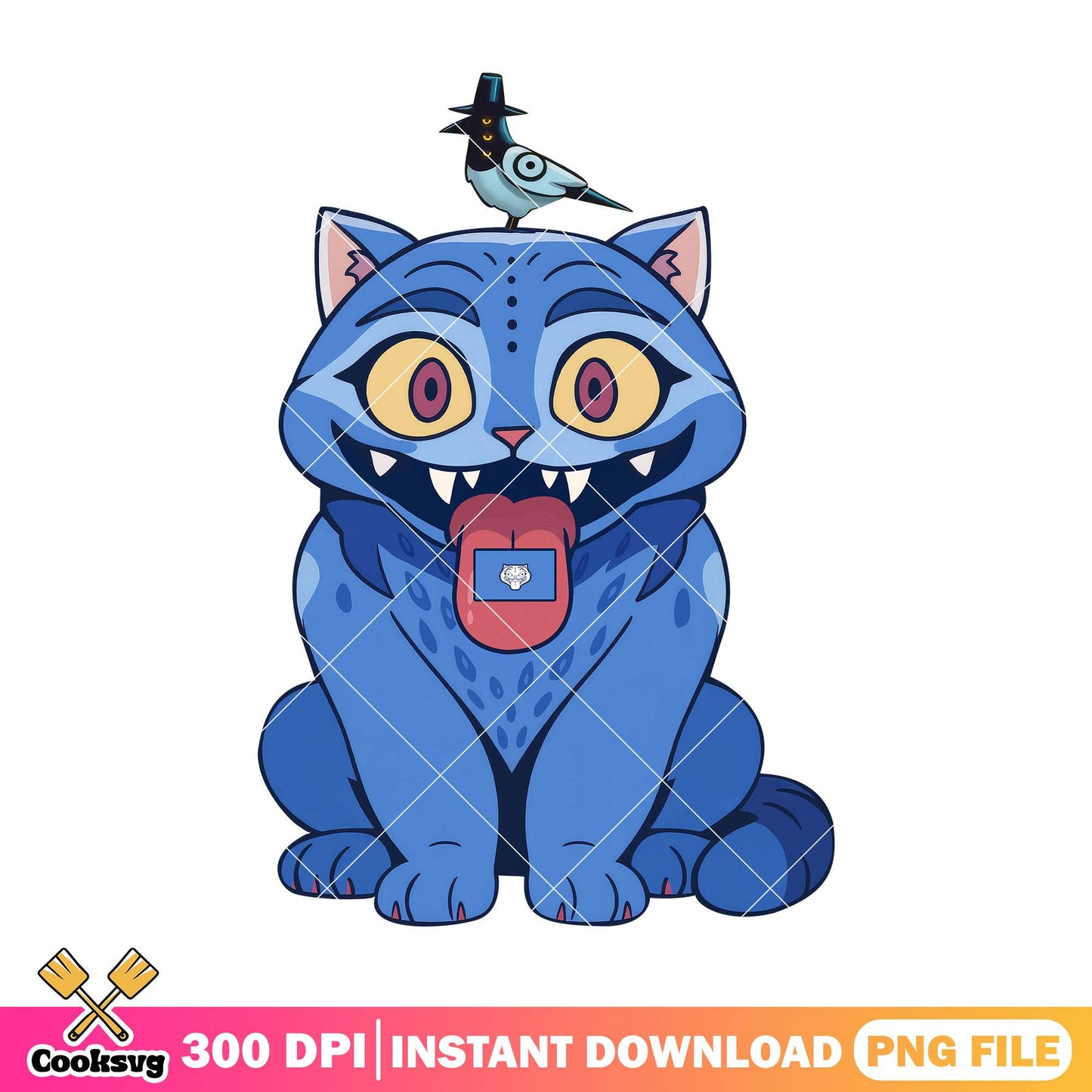 Derpy tiger design png, demon derpy png, kpop demon hunters​​ png