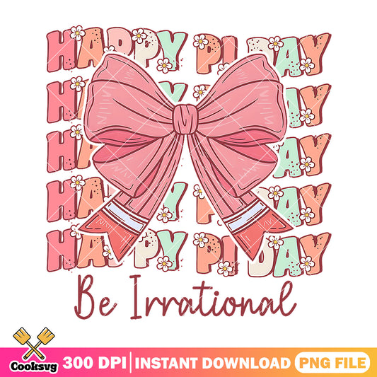 Design happy pi day png, pink bow png, happy back to school png