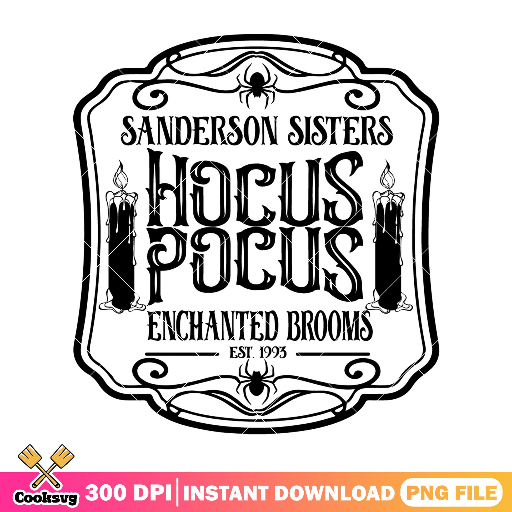 Design hocus pocus sanderson png, halloween decor png, art prints​ png