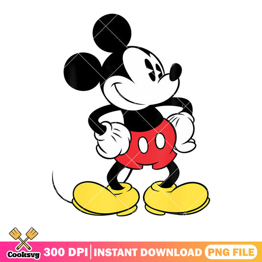 Disney Classic Mickey Mouse png, pixar png, mickey characters​ png