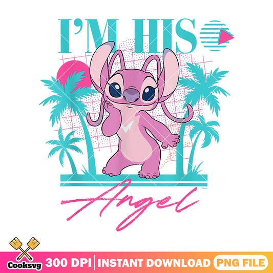 Disney Im his angel png, lilo and stitch png, stitch monster png