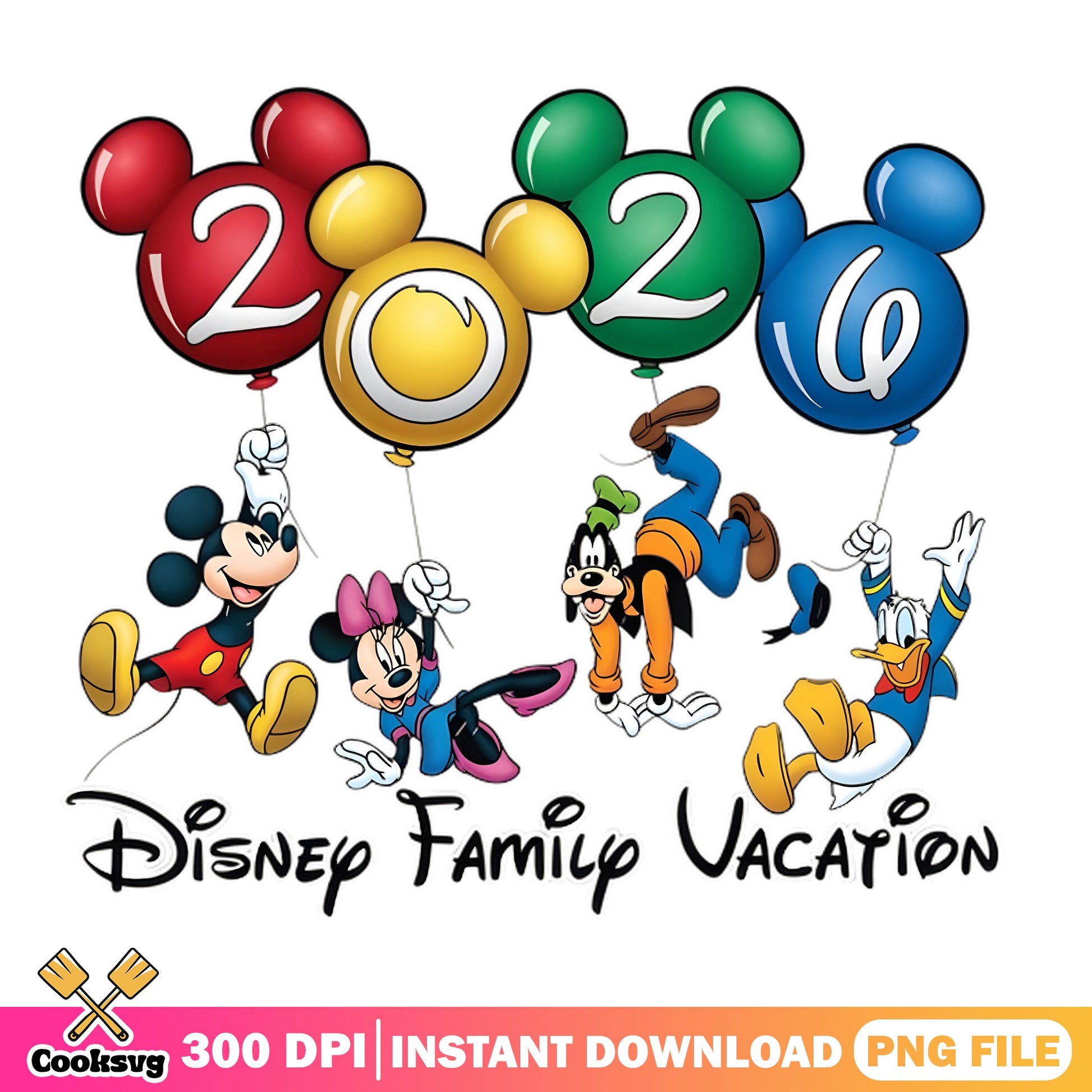 Disney Family Vacation 2026 PNG, Mickey And Friends PNG, Disney Trip PNG