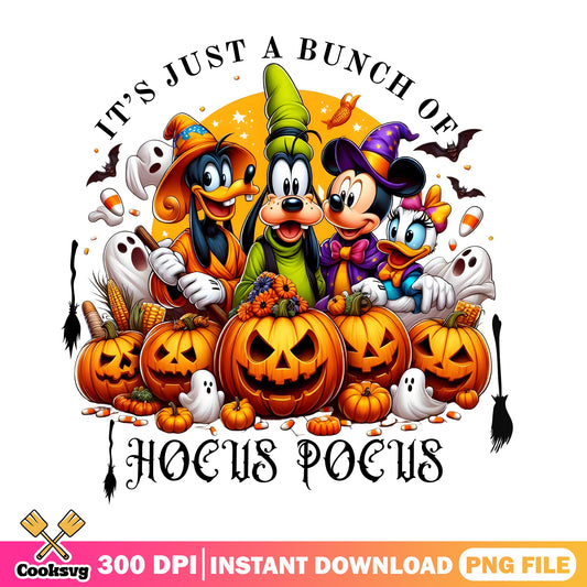 Disney Hocus Pocus Halloween PNG, Mickey And Friends PNG, Halloween PNG