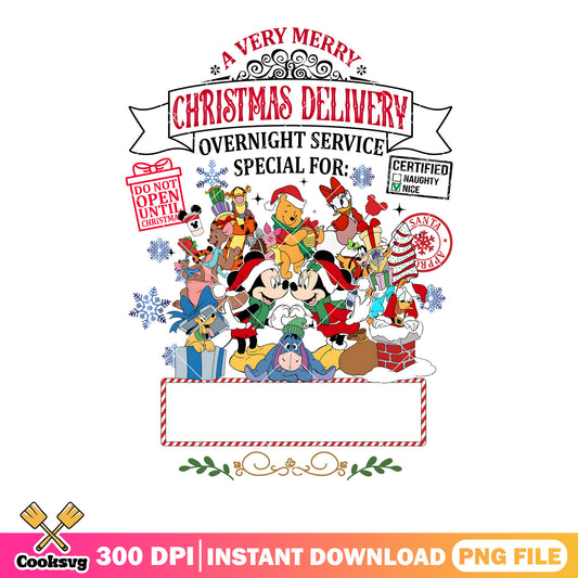 Disney character christmas png, christmas vibes png, disney png