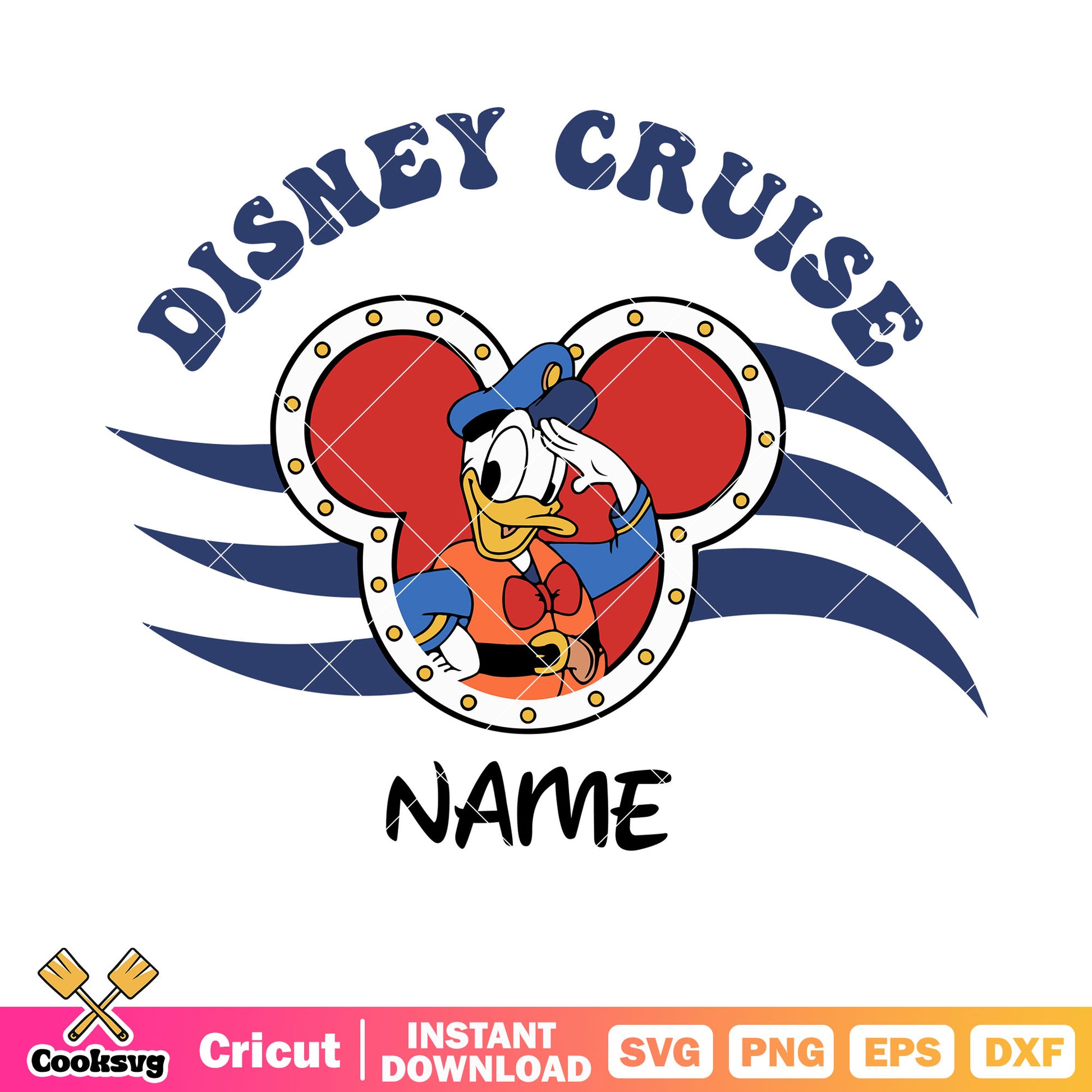 Disney cruise name donald duck svg, disney cruise svg, disney donald svg