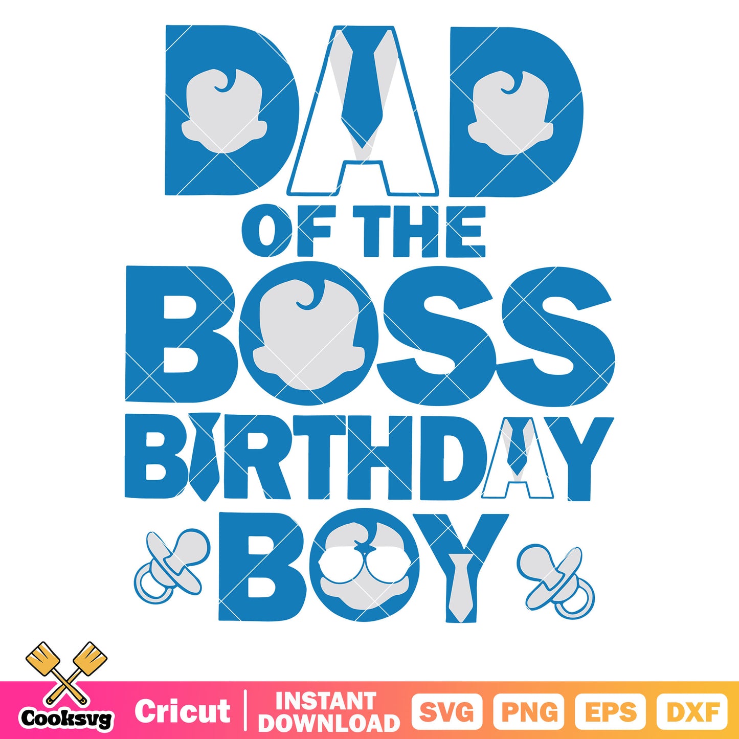 Disney dad of the boss birthday boy svg, baby disney​ svg, disney birthday svg