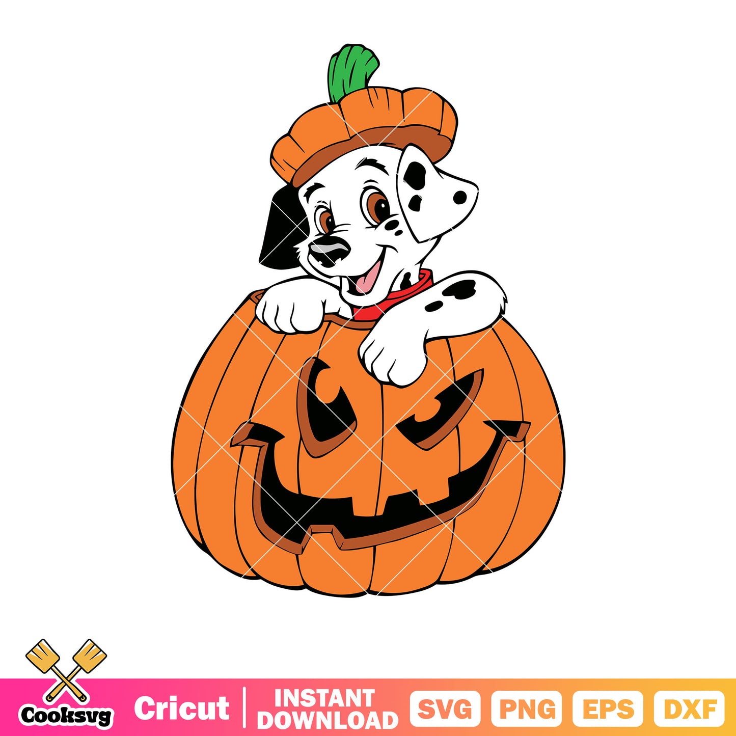 Disney dog halloween pumpkin svg