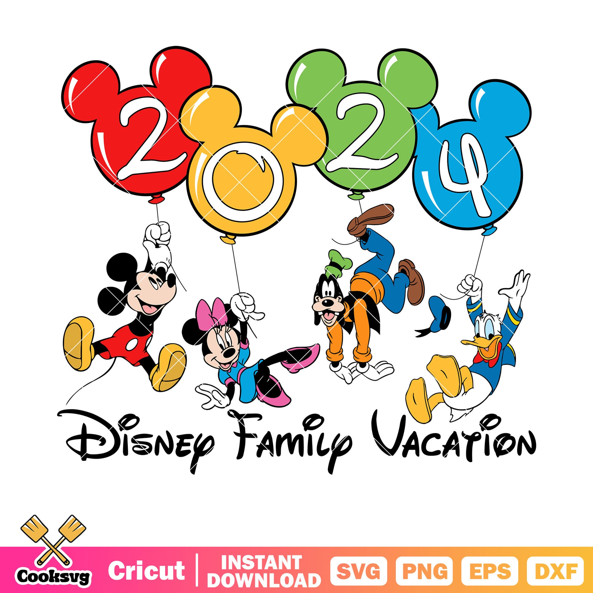 Disney family vacation ballons 2024 mickey svg, disney family vacation svg