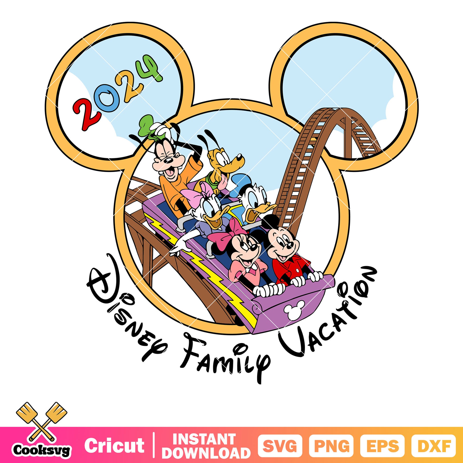 Disney family vacation ballons mickey 2024 svg, disney family vacation svg