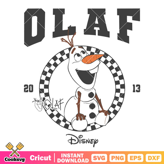 Disney frozen olaf est 2013 svg, olaf frozen​ svg, disney frozen svg