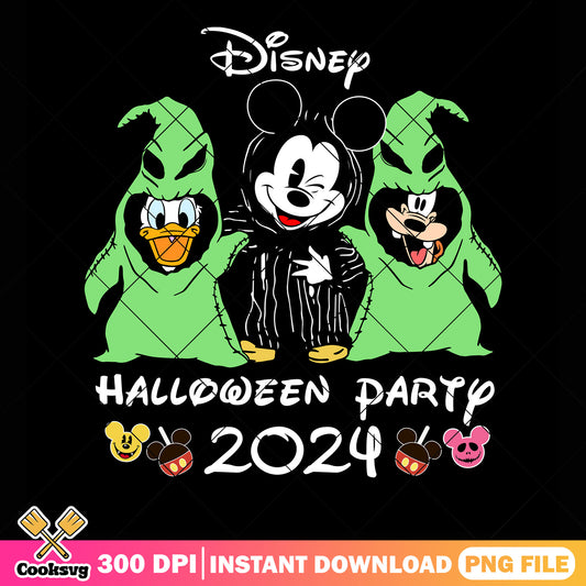 Disney halloween party png, green monster costume png, halloween png
