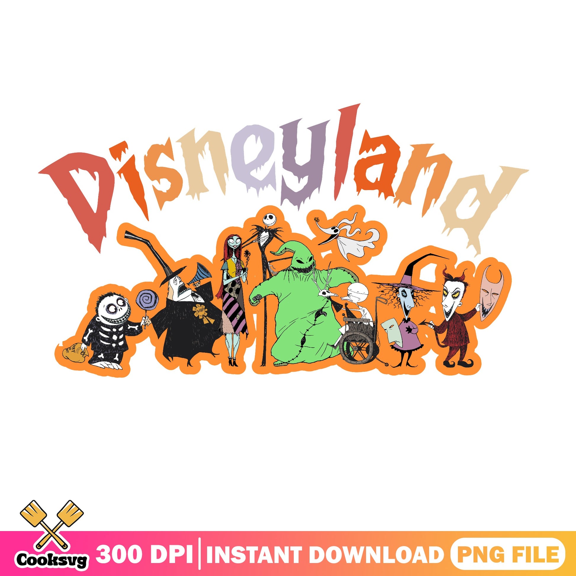 Disneyland Nightmare Before Christmas PNG, Halloween PNG, Disney PNG