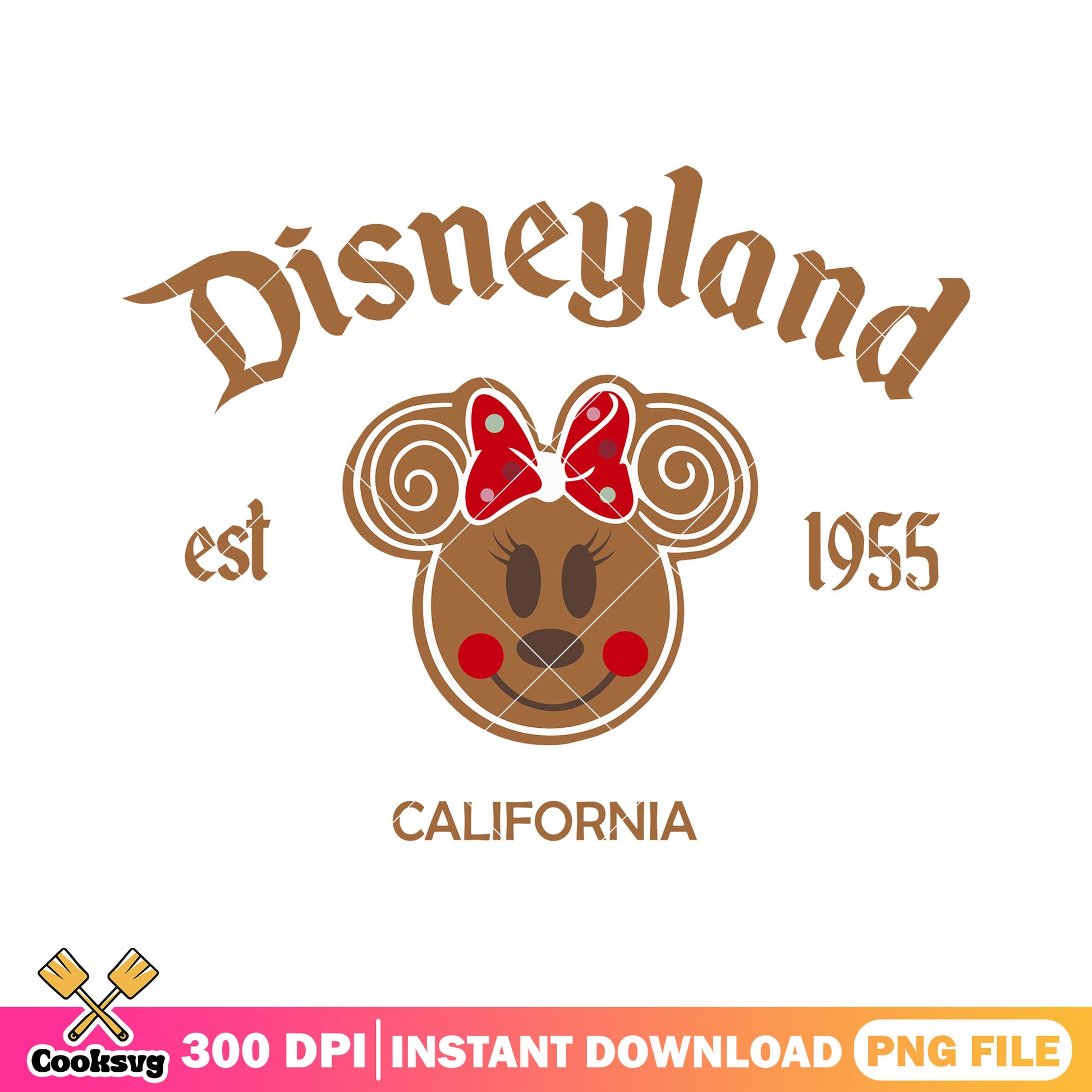 Minnie gingerbread head png