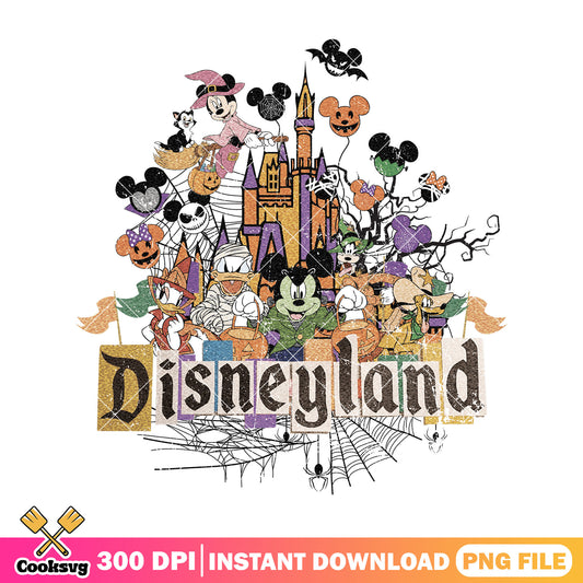 Disneyland halloween themed png, halloween costume png, disney land png