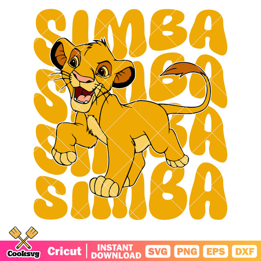 Disney lion king simba svg, disney lion king svg, disney simba