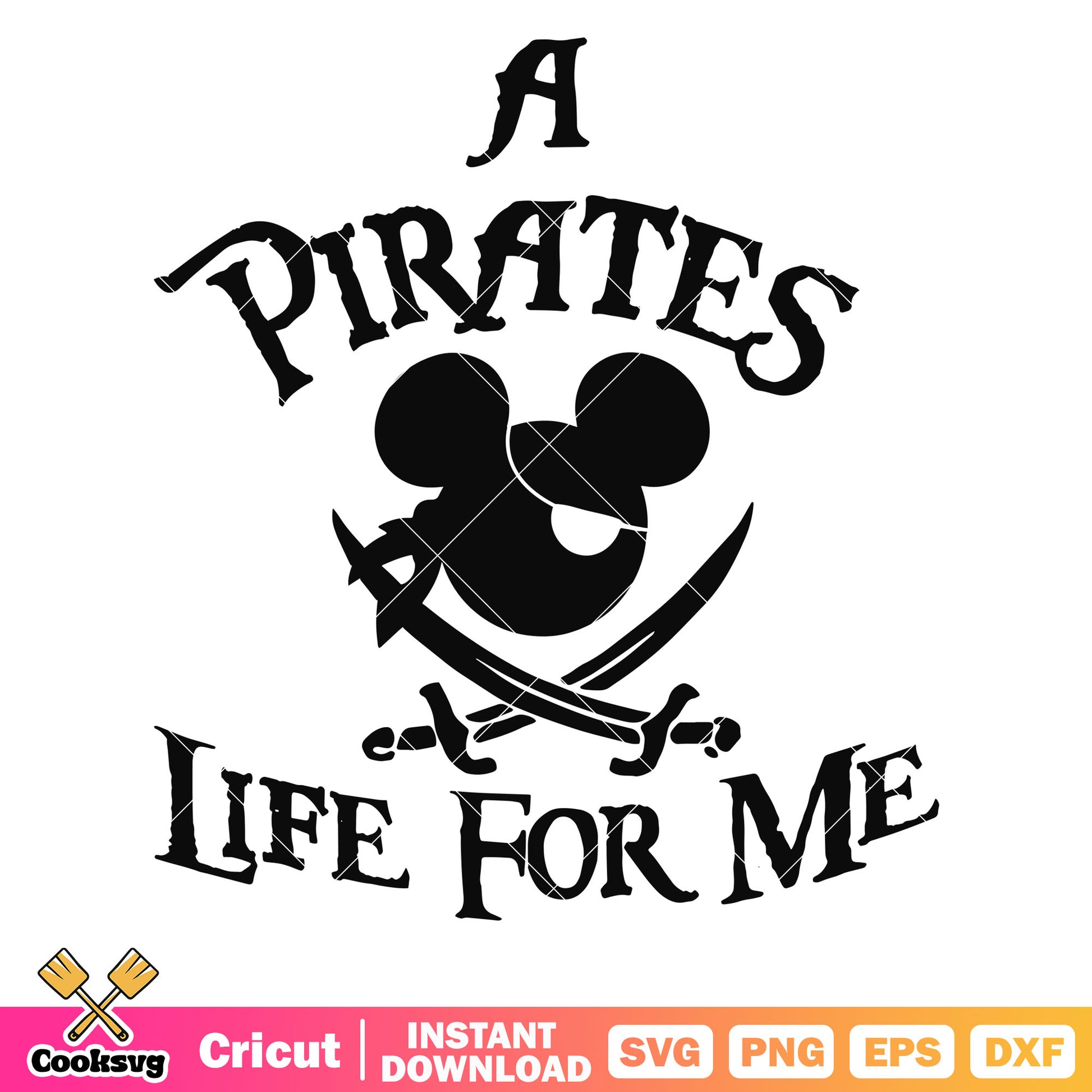 Disney mickey a pirates life for me svg, mickey mouse pirate shirt​ svg