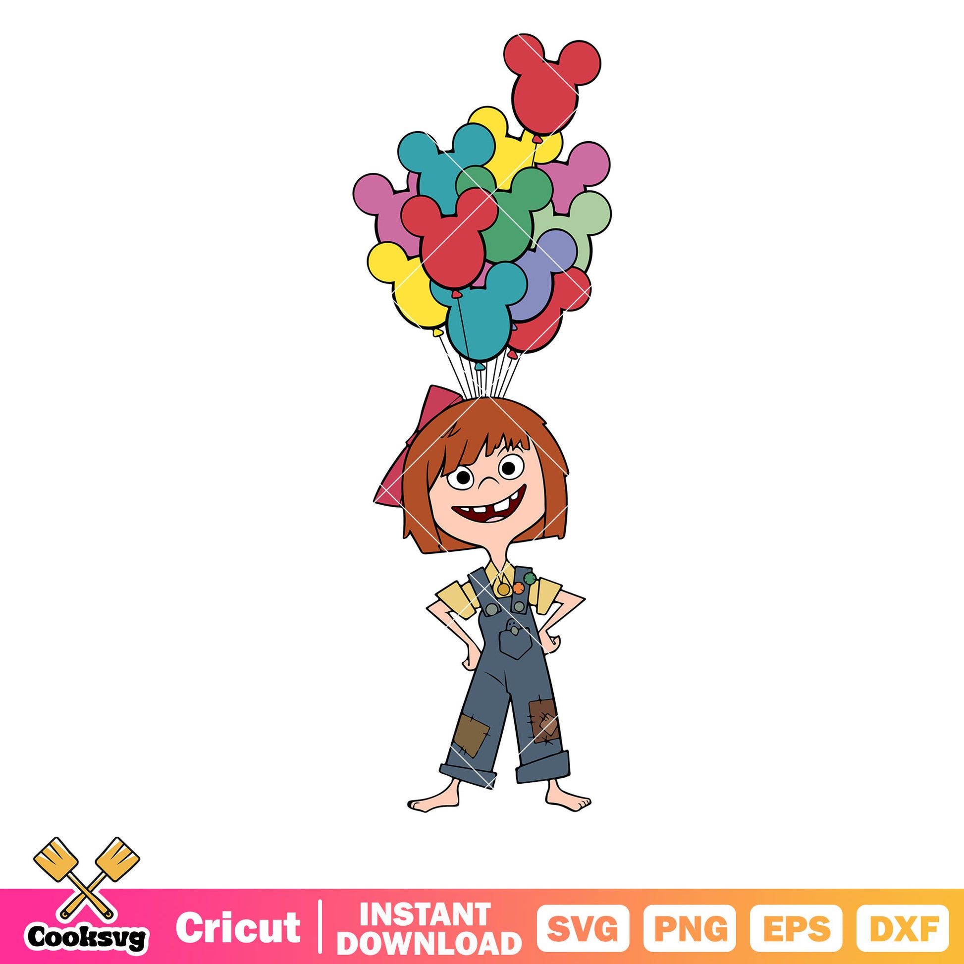 Disney mickey ballon Ellie young up svg, mickey ballons svg, disney up svg