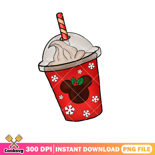 Disney mickey christmas drinks png