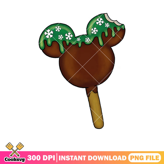 Disney mickey christmas popsicle png