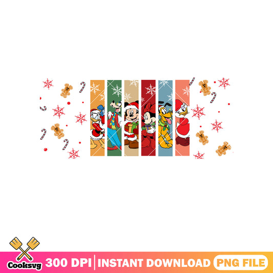 Disney mickey friends christmas vibes png