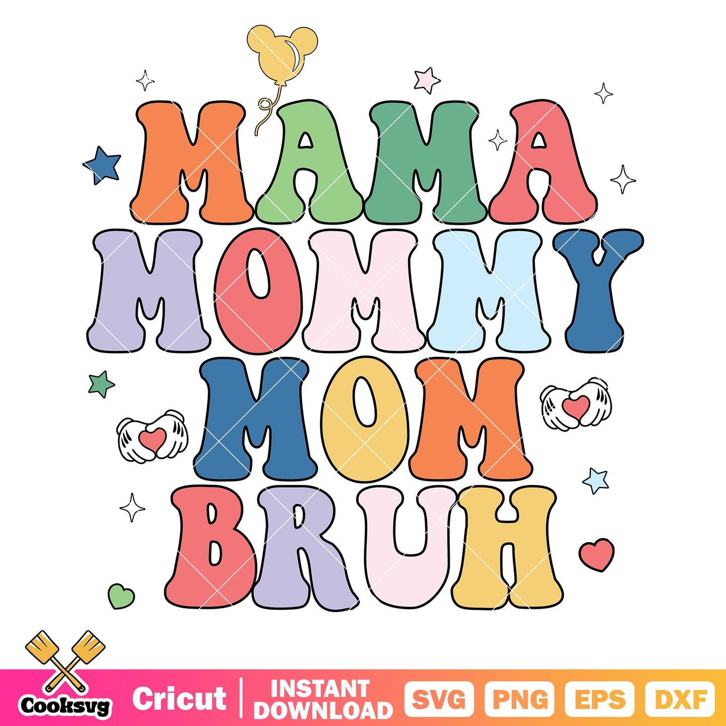 Disney mickey mama mommy mom svg, in my disney mom era svg