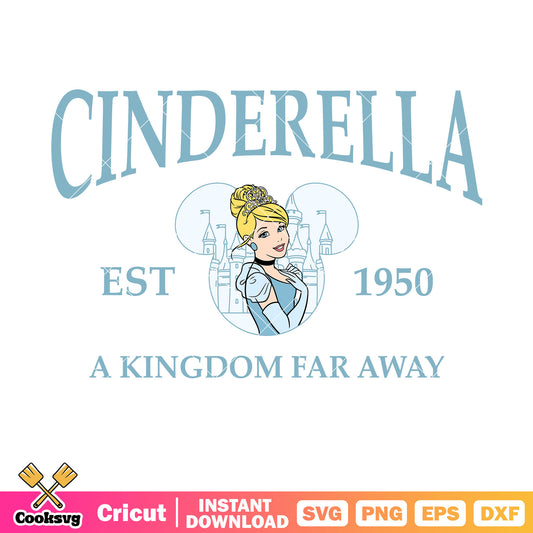 Disney princess cinderella est 1950 svg, disney princess cinderella dress​ svg