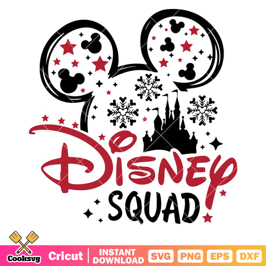 Disney squad mickey head svg, disney squad svg, mickey head svg