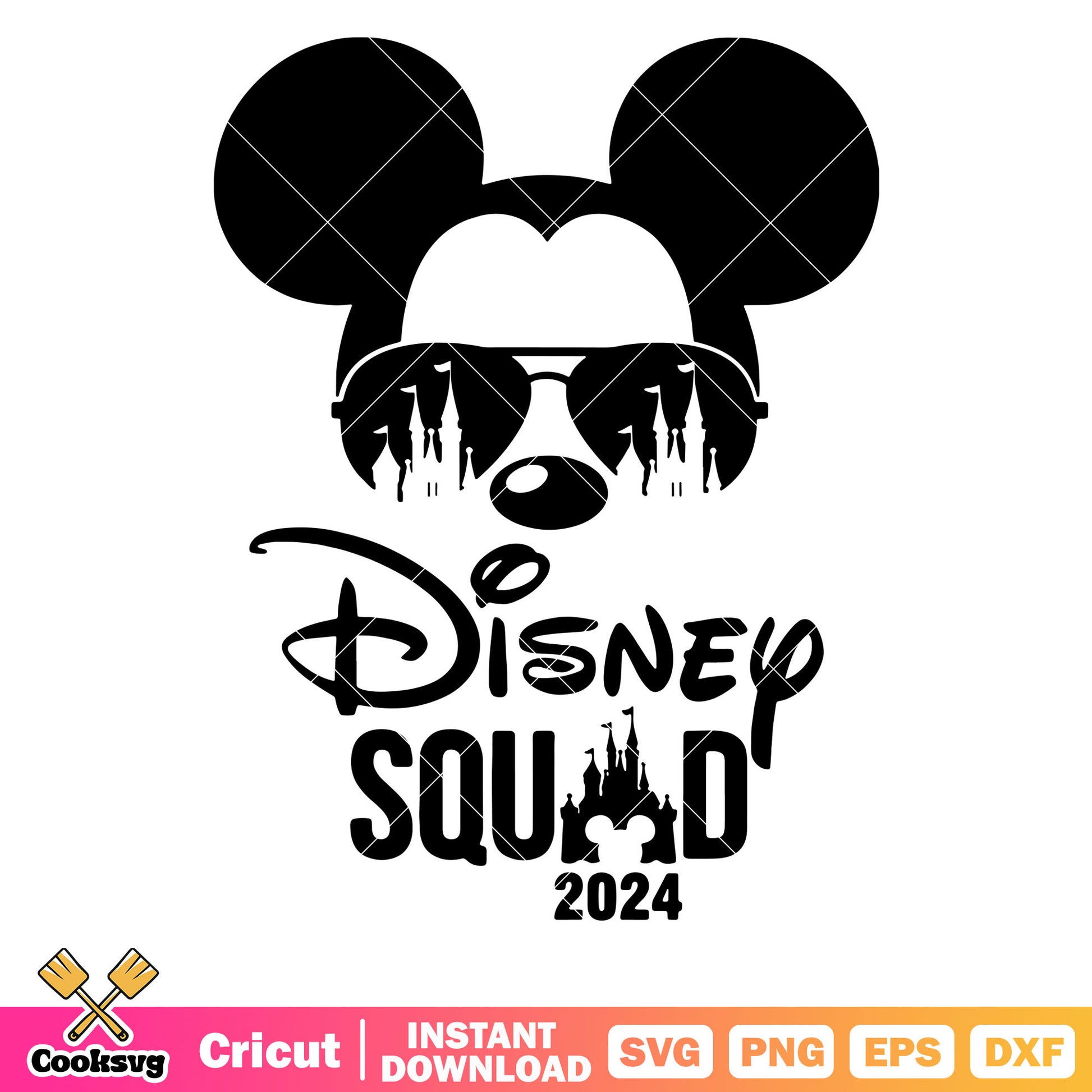 Disney squad mickey mouse head svg, disney squad svg, mickey head svg