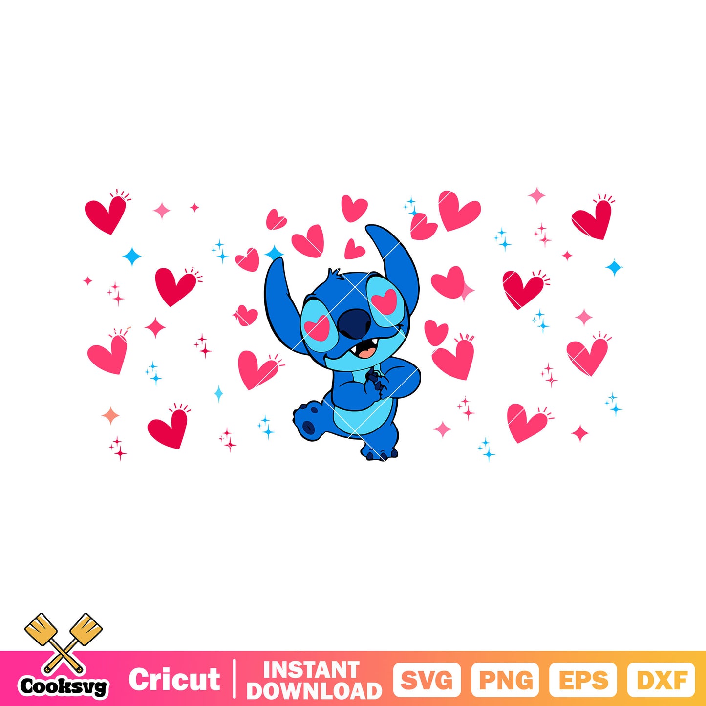 Disney stitch really love valentine svg, disney valentine svg, stitch valentine svg